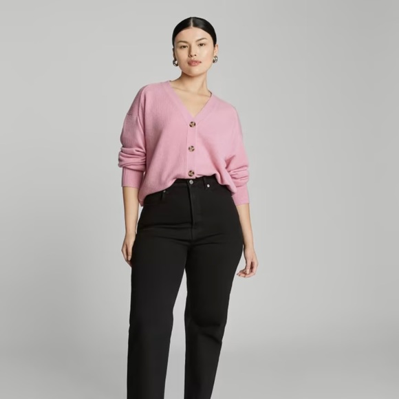 Everlane Sweaters - Nwt everlane recycled cashmere bubble gum pink cardigan